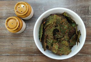 oil free kale chips, healthy snacks, gluten free vegan