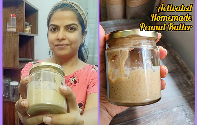 Sprouted Peanut Butter Recipe • Healthy Alternative to Oil and Butter